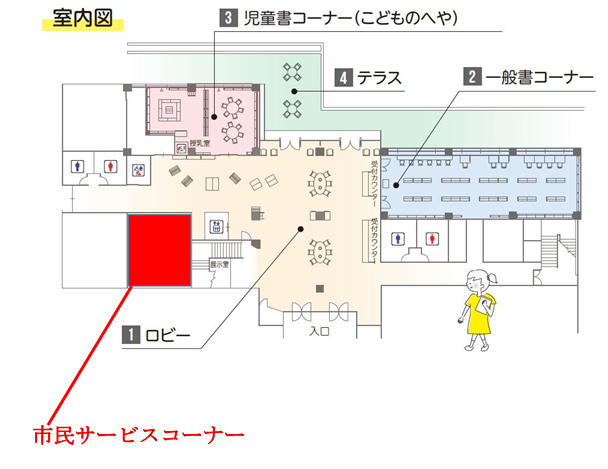 星田会館１階配置図