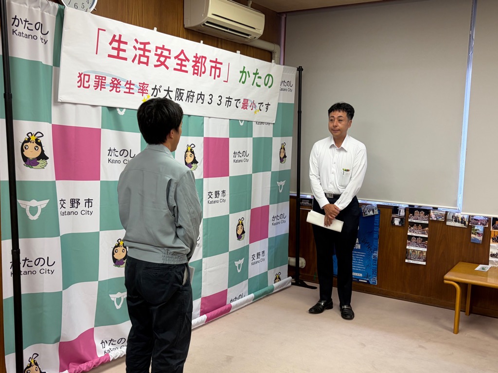 職員派遣出発式 職員派遣出発式